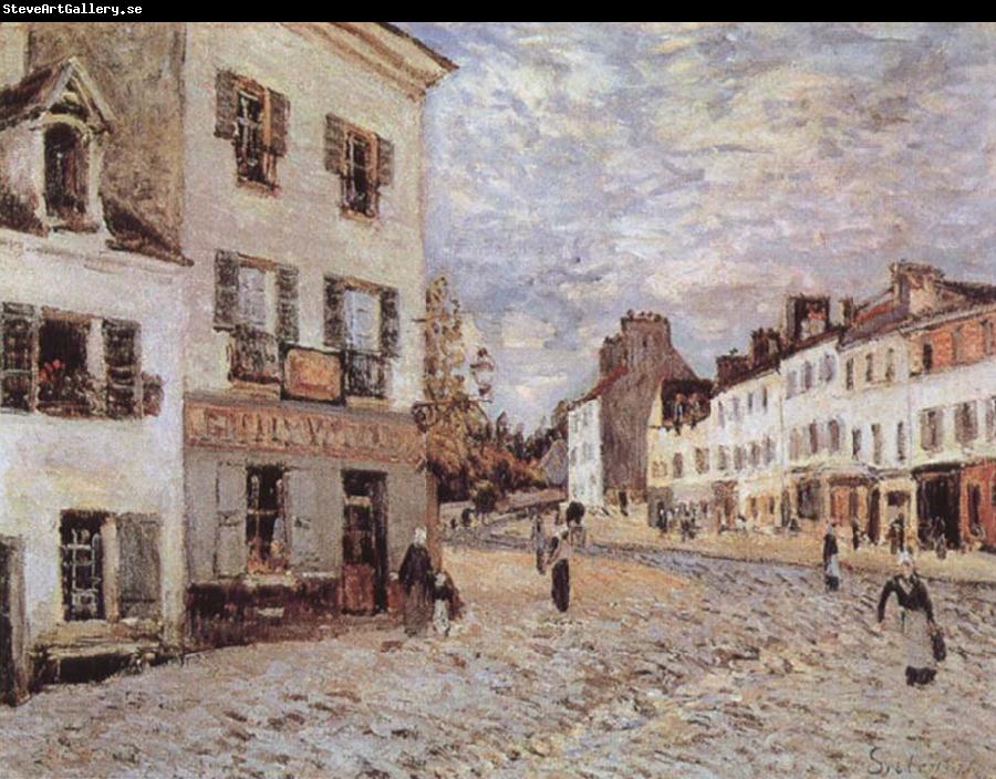 Alfred Sisley Market Place at Marly